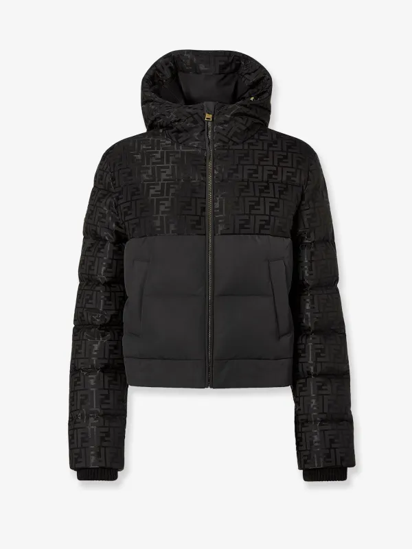Fendi Down Jacket with FF Jacquard insert sold by Siebentaschen