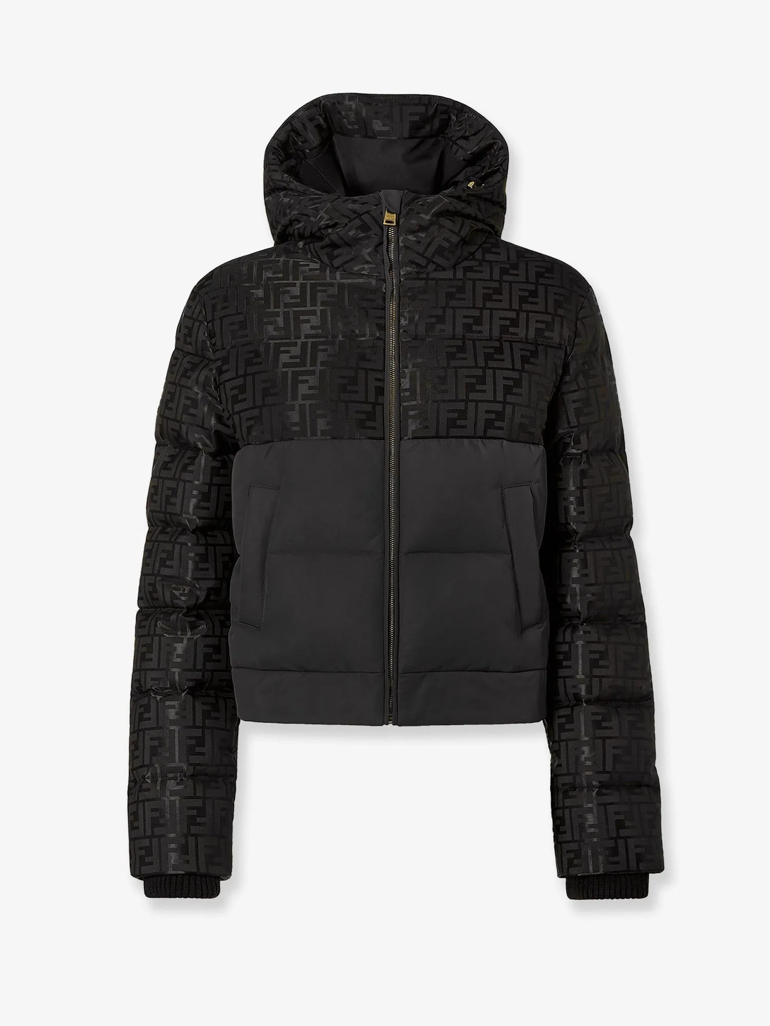Fendi Down Jacket with FF Jacquard insert sold by Siebentaschen