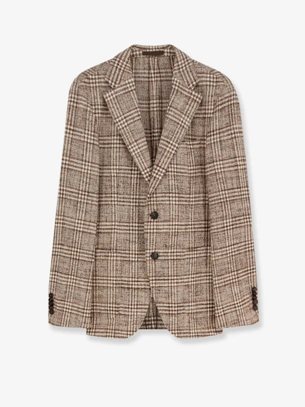 Boss Heston madras blazer sold by Siebentaschen