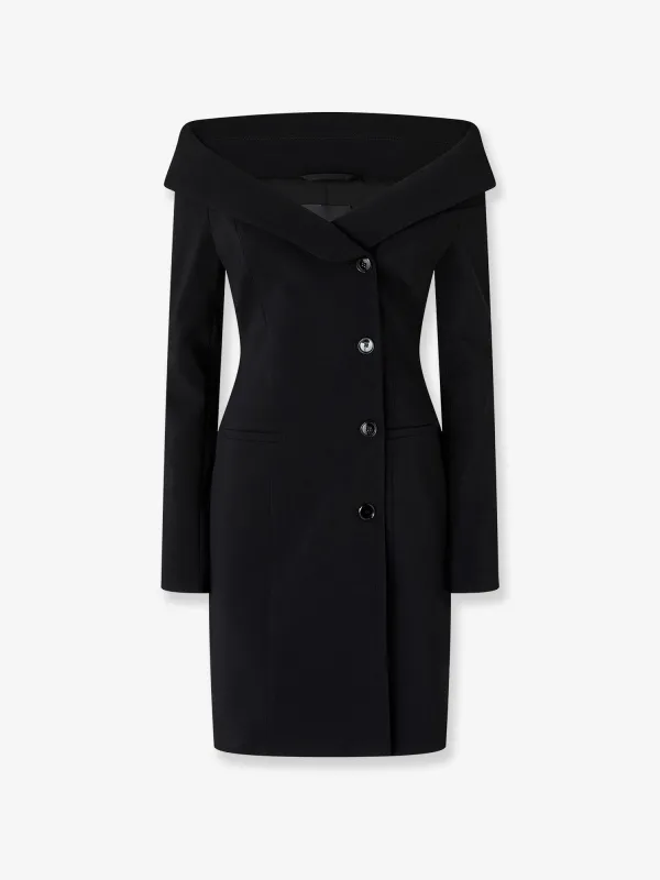 Pinko Rosemarie stretch crepe dress sold by Siebentaschen