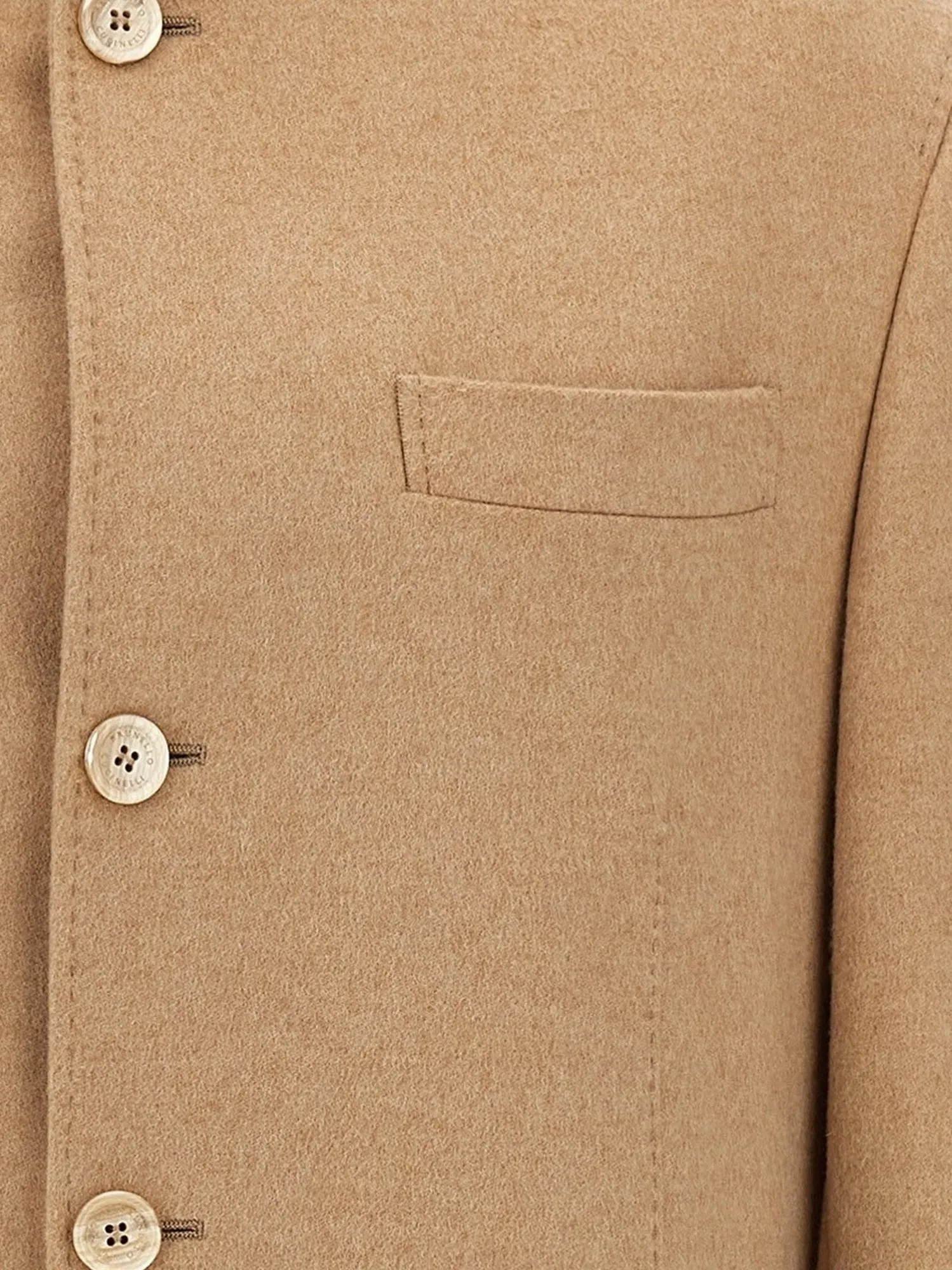 Brunello Cucinelli Cashmere and vicuna coat sold by Siebentaschen product image thumbnail 3