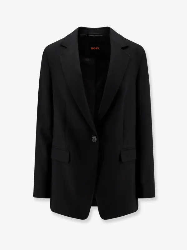 Boss Jabla single-breasted blazer sold by Siebentaschen