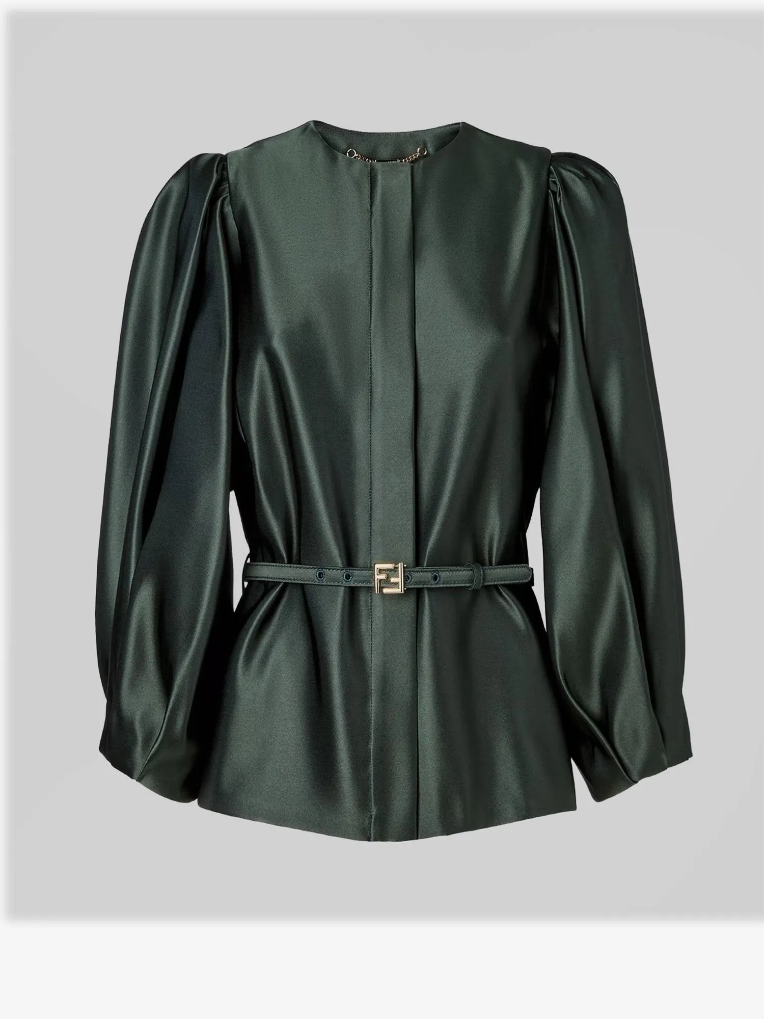 Fendi Silk duchesse blazer sold by Siebentaschen
