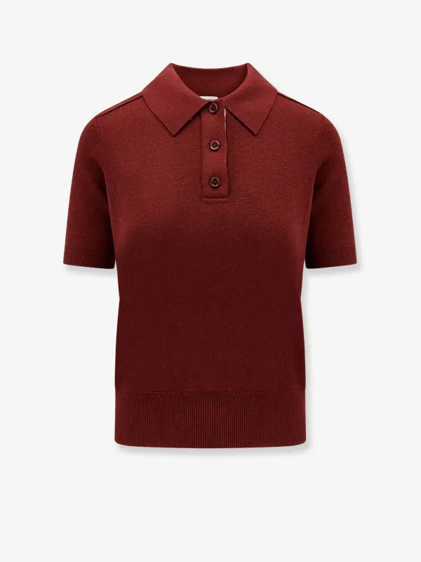 Burberry Wool polo shirt sold by Siebentaschen