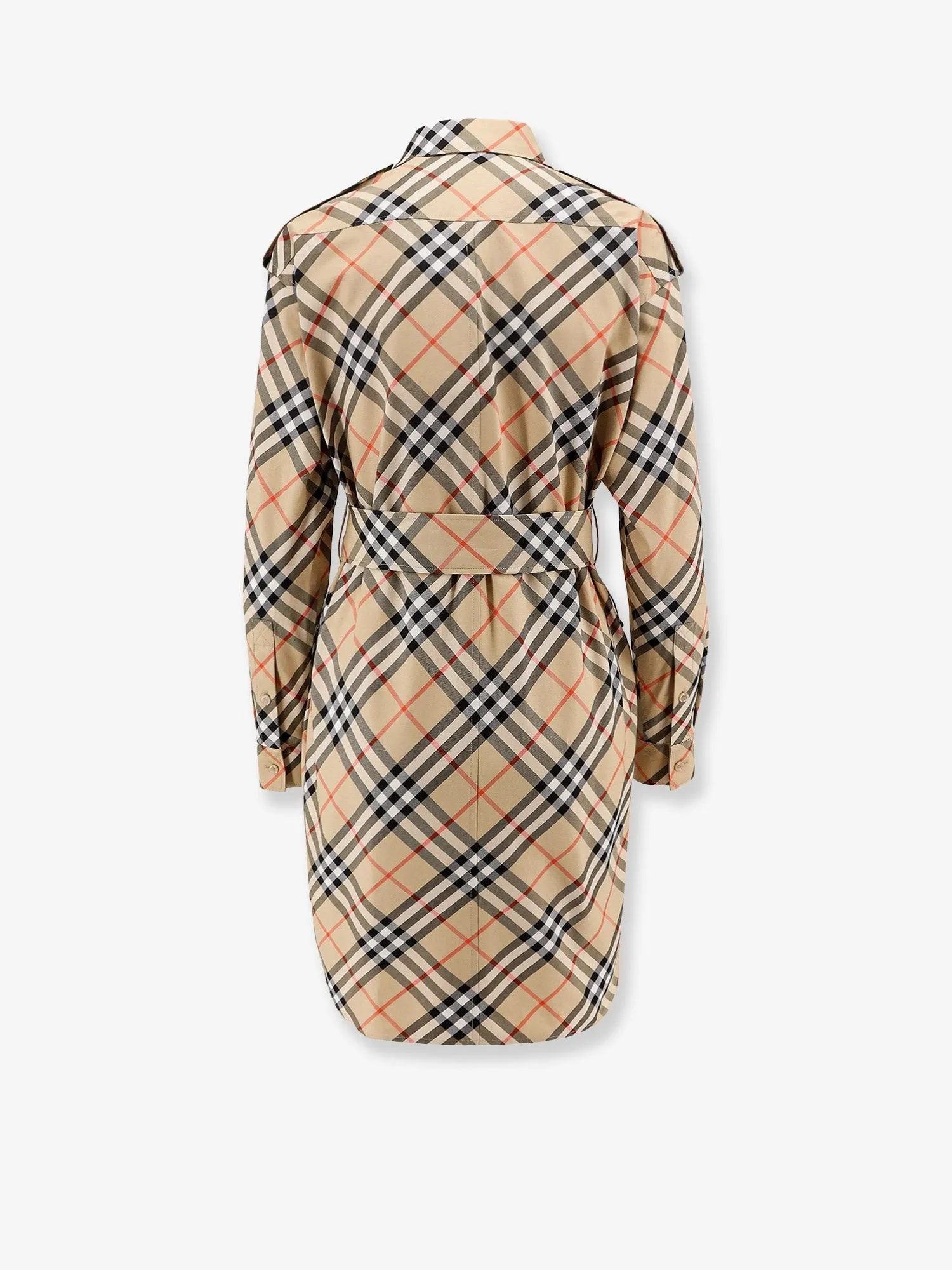 Burberry Chemisier cotton short dress with Check print sold by Siebentaschen product image thumbnail 2