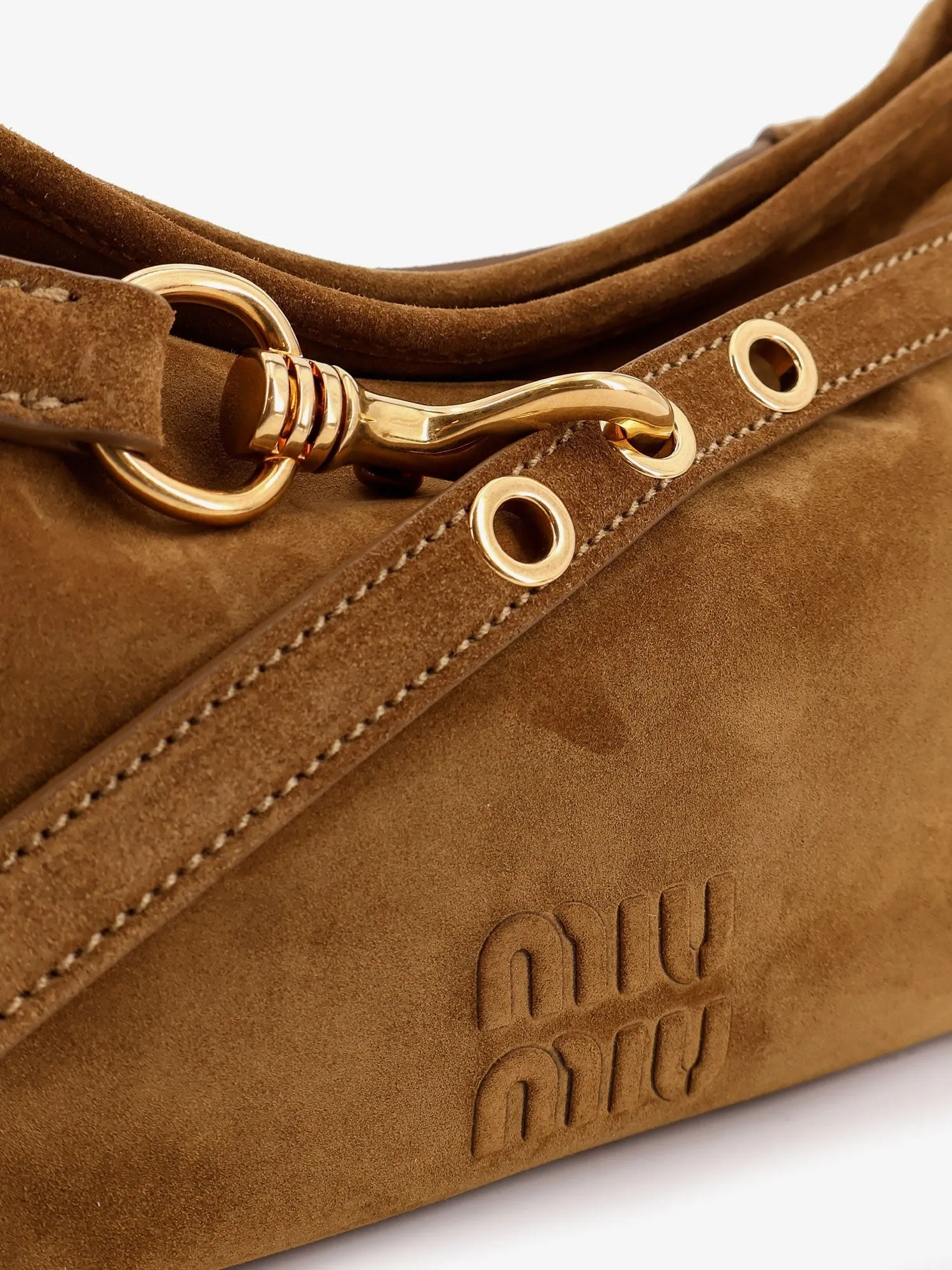 Miu Miu Aventure suede shoulder bag sold by Siebentaschen product image thumbnail 5