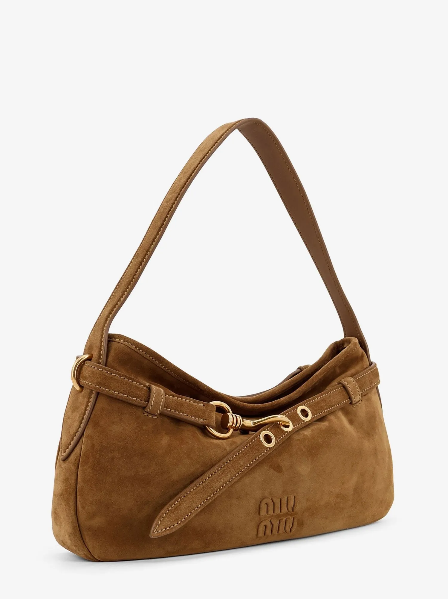 Miu Miu Aventure suede shoulder bag sold by Siebentaschen product image thumbnail 3