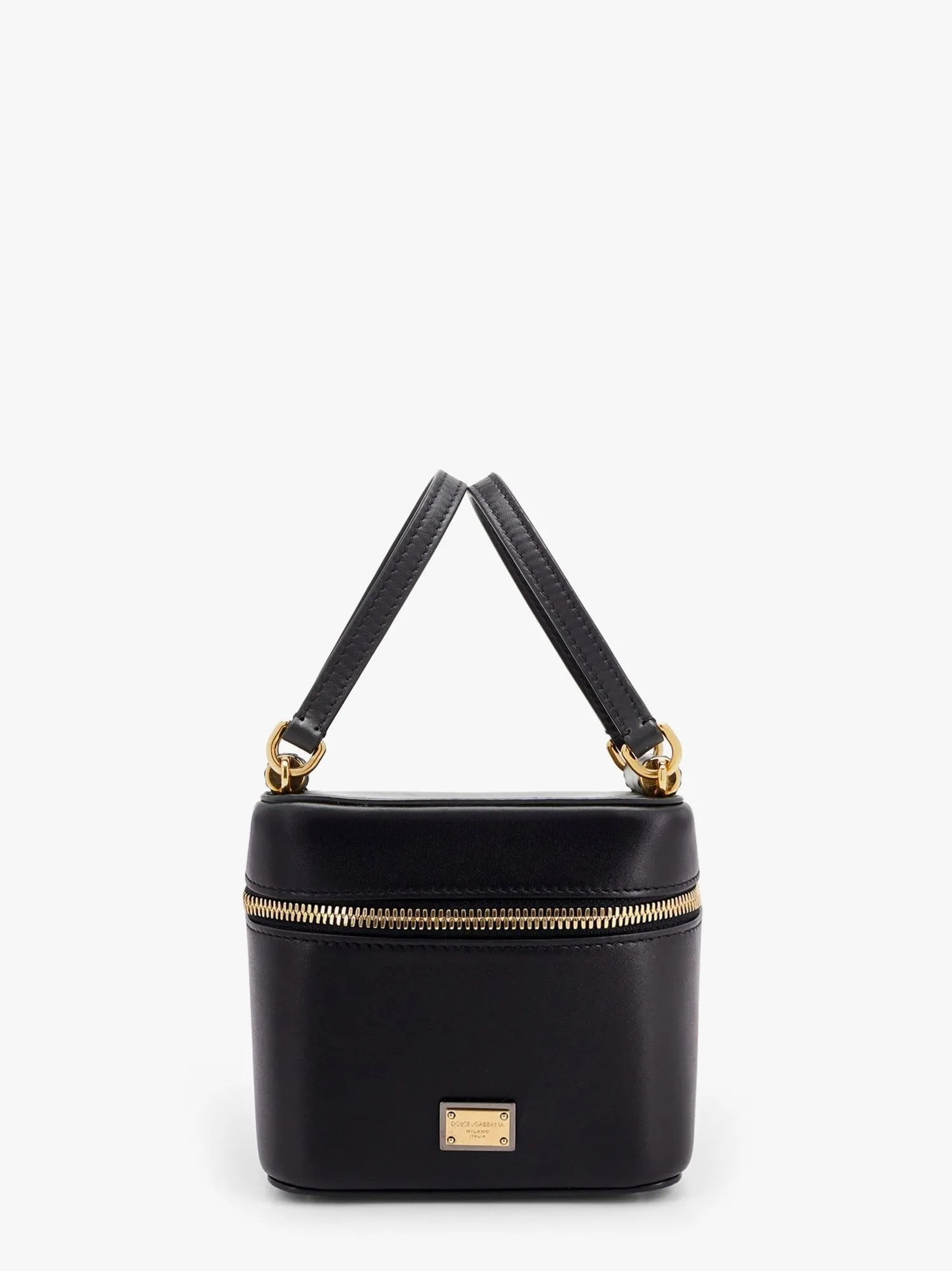 Dolce & Gabbana Sicily leather handbag with iconic logo plate sold by Siebentaschen