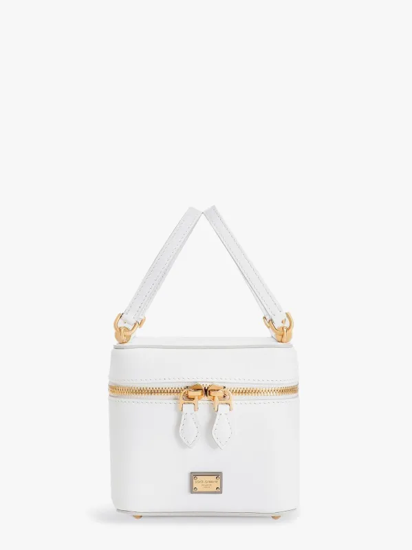 Dolce & Gabbana Sicily leather handbag with iconic logo plate sold by Siebentaschen