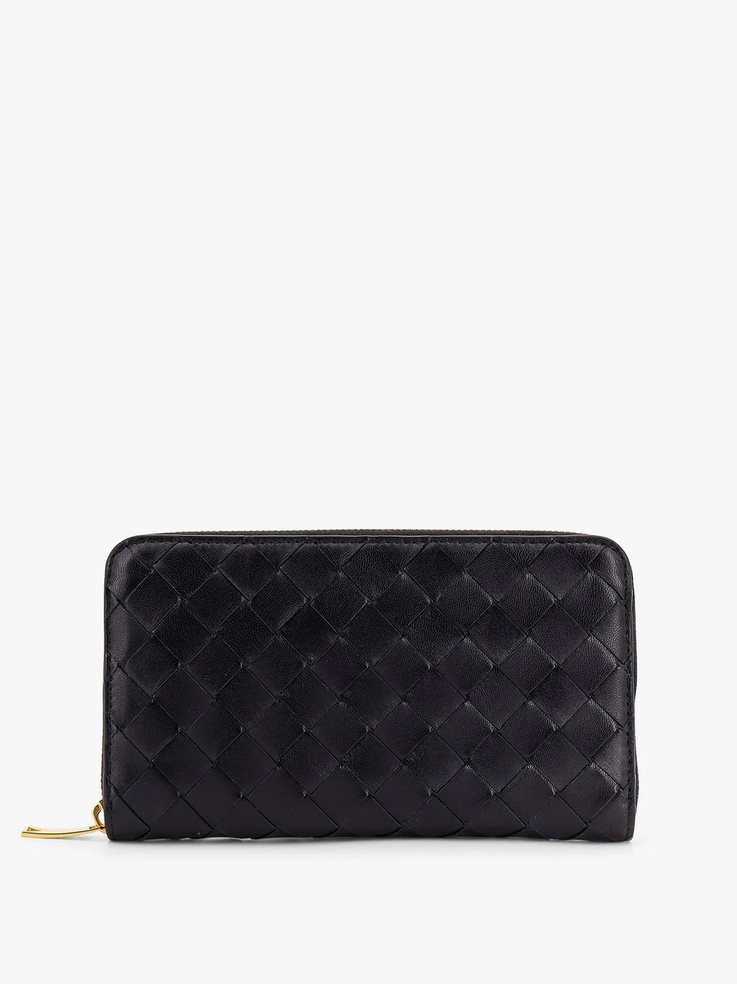 Bottega Veneta Leather wallet with Intrecciato motif sold by Siebentaschen