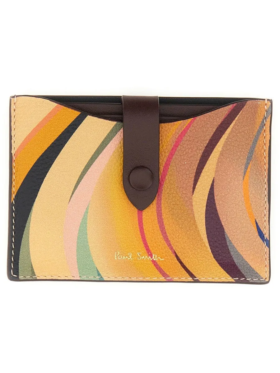 PAUL SMITH CARD HOLDER "DUSKY SWIRL" sold by Siebentaschen