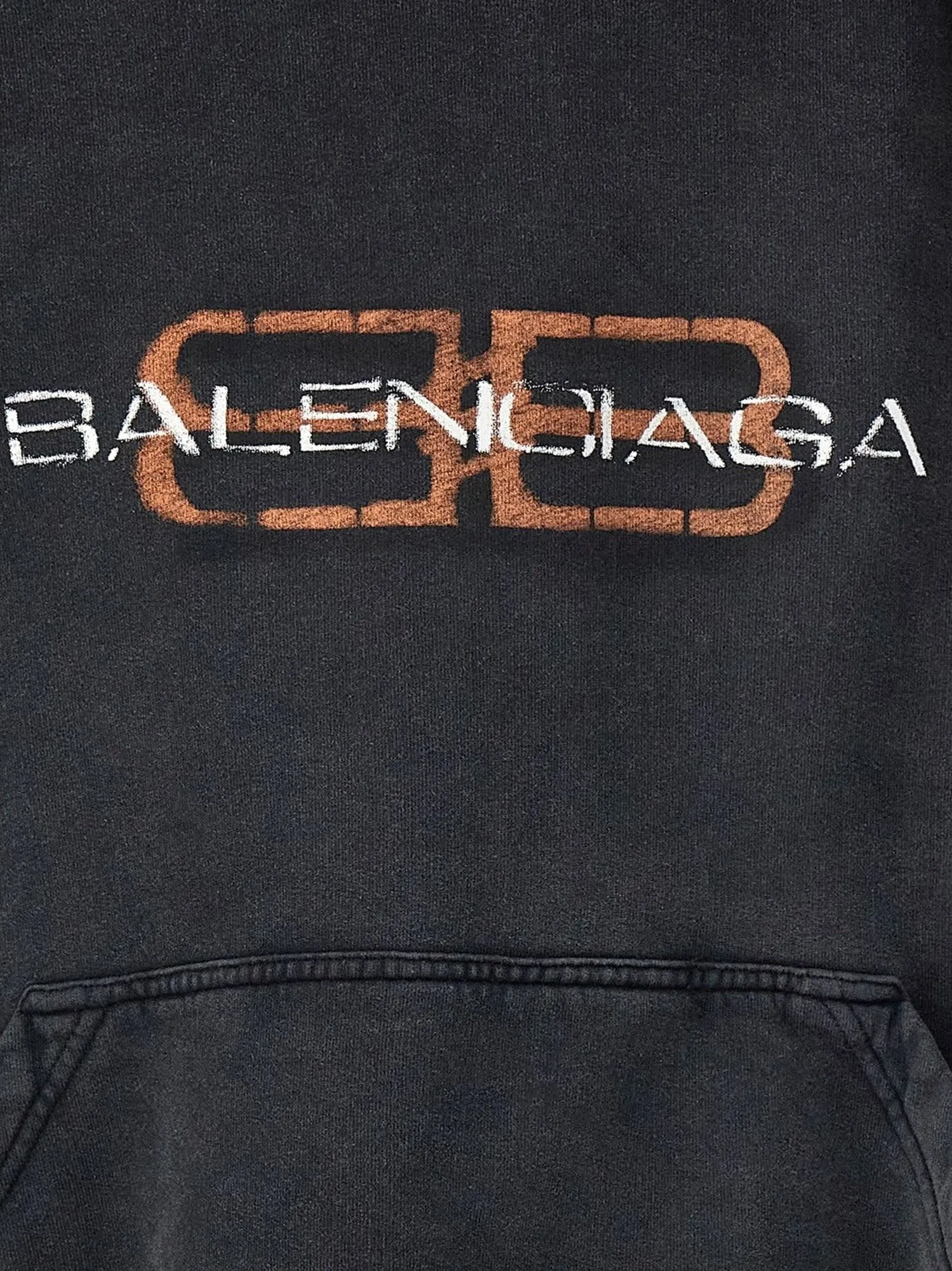 Balenciaga Cotton hooded sweatshirt sold by Siebentaschen product image thumbnail 3