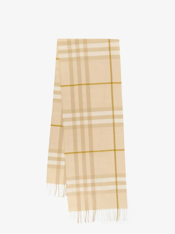 Burberry Burberry Check cashmere scarf sold by Siebentaschen