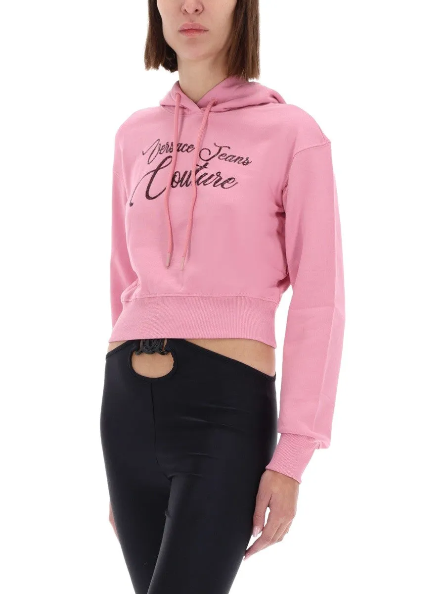 Versace Jeans Couture CROPPED SWEATSHIRT WITH LOGO sold by Siebentaschen product image thumbnail 4