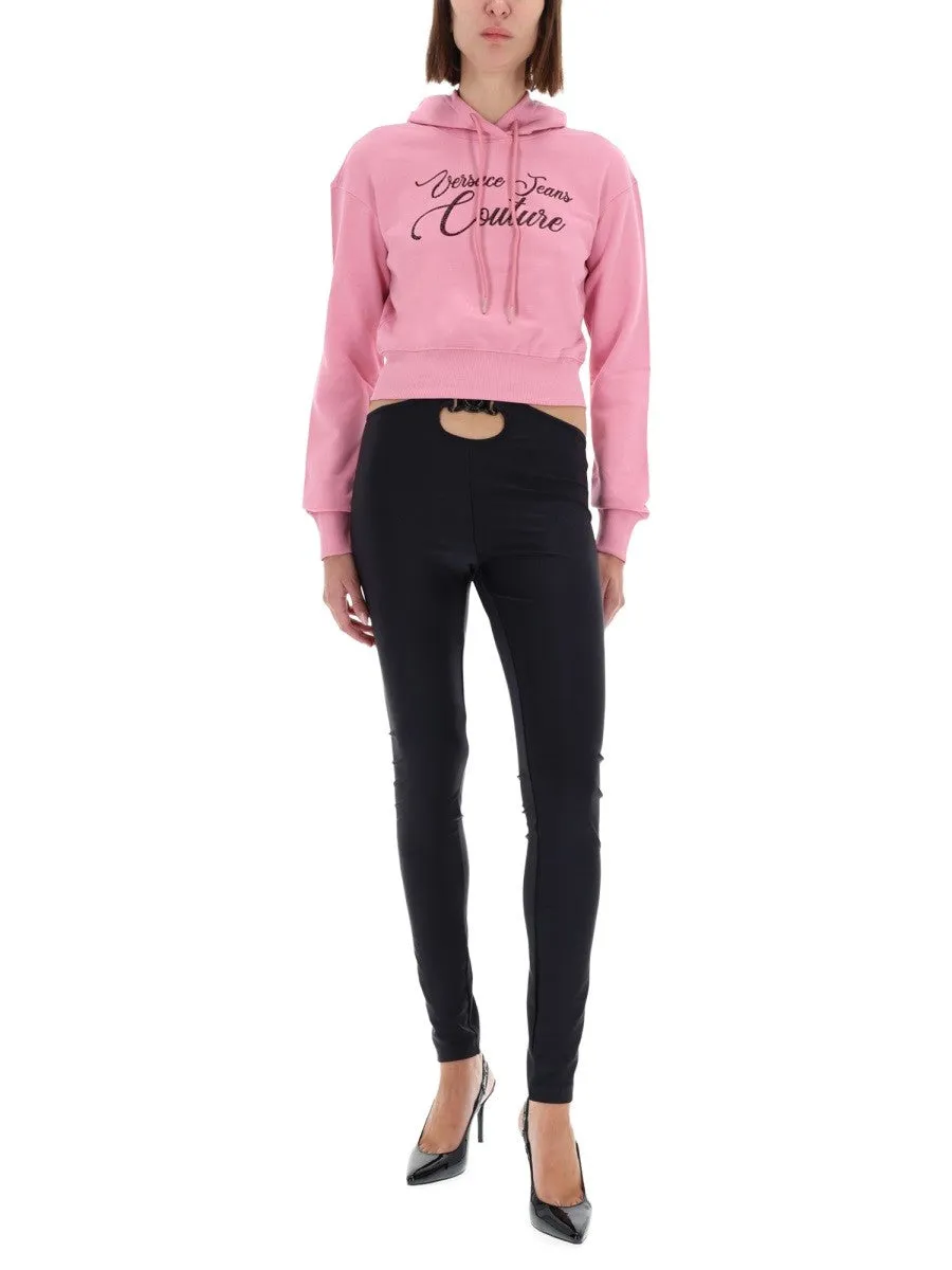 Versace Jeans Couture CROPPED SWEATSHIRT WITH LOGO sold by Siebentaschen product image thumbnail 2