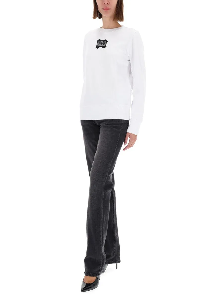 Versace Jeans Couture SWEATSHIRT WITH "BAROQUE" LOGO PATCH sold by Siebentaschen product image thumbnail 2