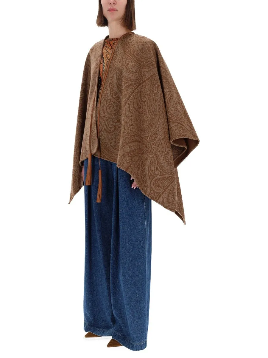 Etro WOOL AND CASHMERE CAPE sold by Siebentaschen product image thumbnail 4