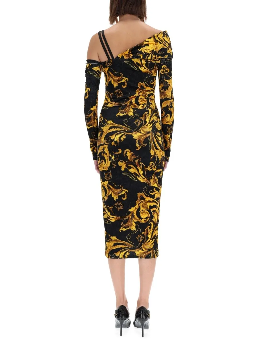 Versace Jeans Couture "PORCELAIN BAROQUE" PRINT DRESS sold by Siebentaschen product image thumbnail 3