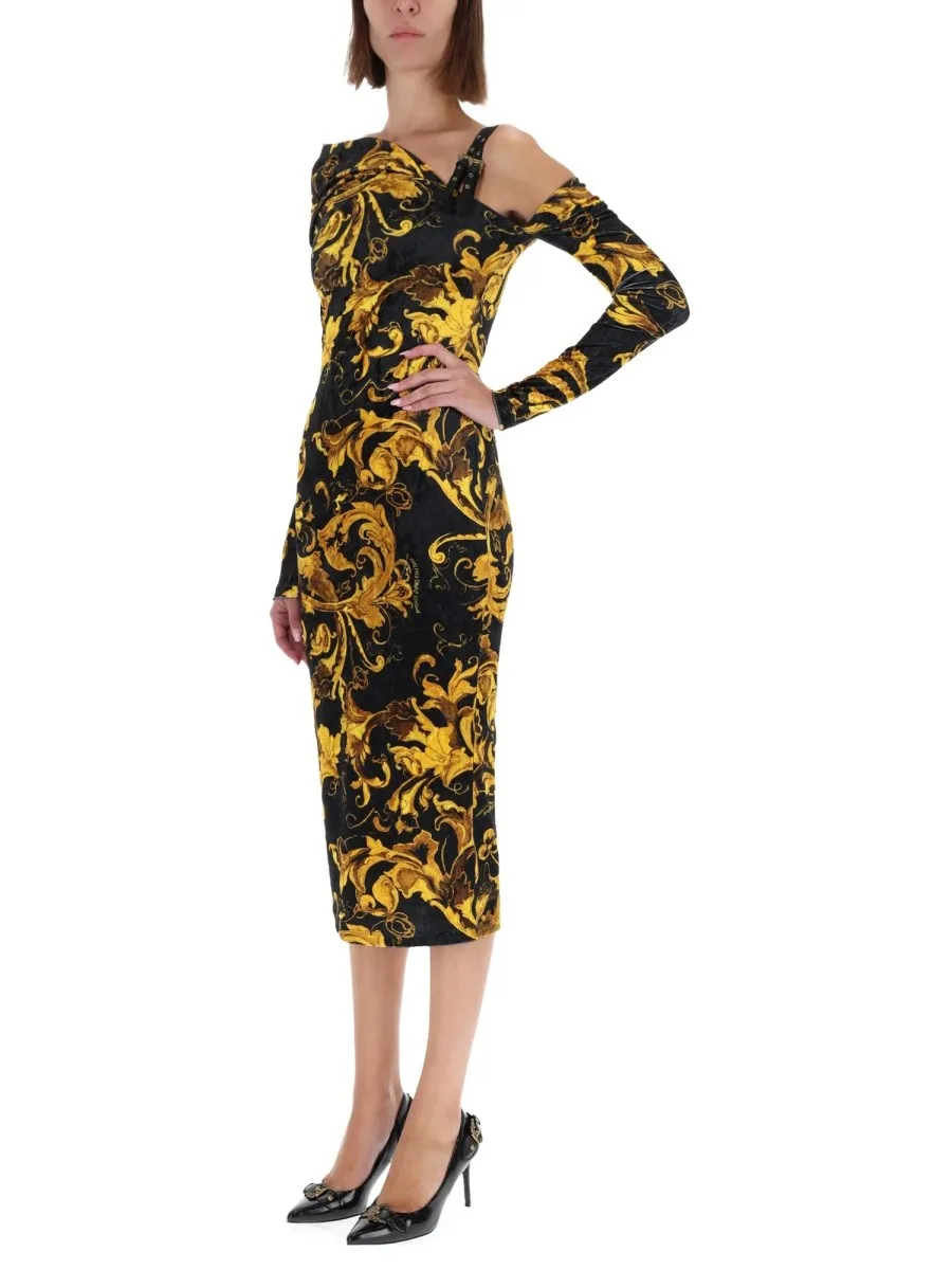 Versace Jeans Couture "PORCELAIN BAROQUE" PRINT DRESS sold by Siebentaschen product image thumbnail 2