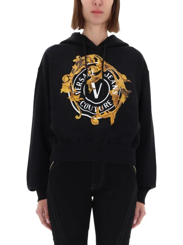 Versace Jeans Couture "V-EMBLEM BAROQUE" SWEATSHIRT sold by Siebentaschen