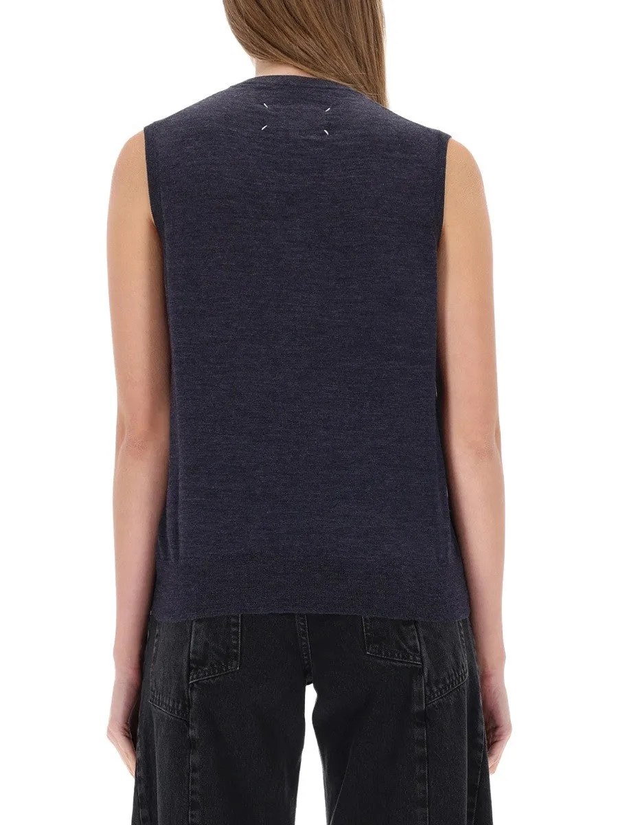 Maison Margiela V-NECK VEST sold by Siebentaschen product image thumbnail 3