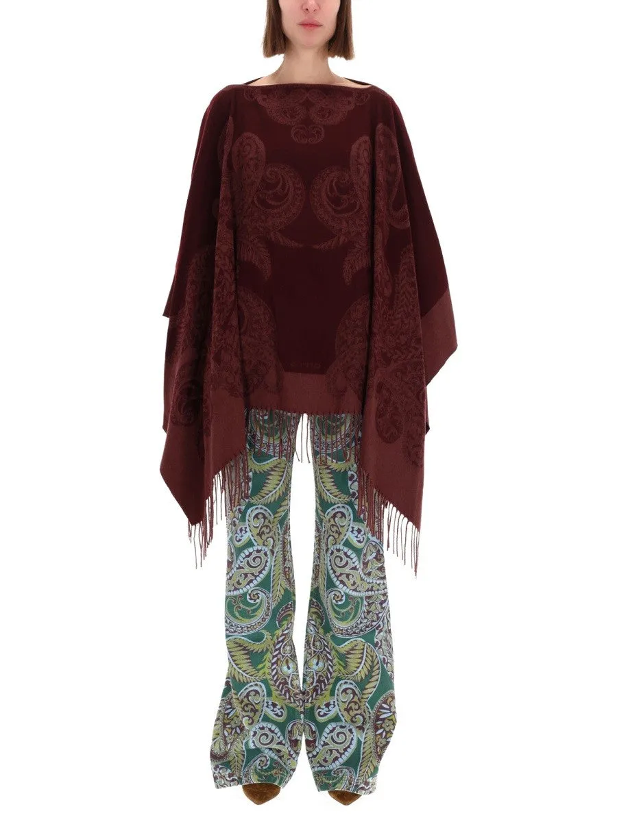 Etro WOOL PONCHO. sold by Siebentaschen