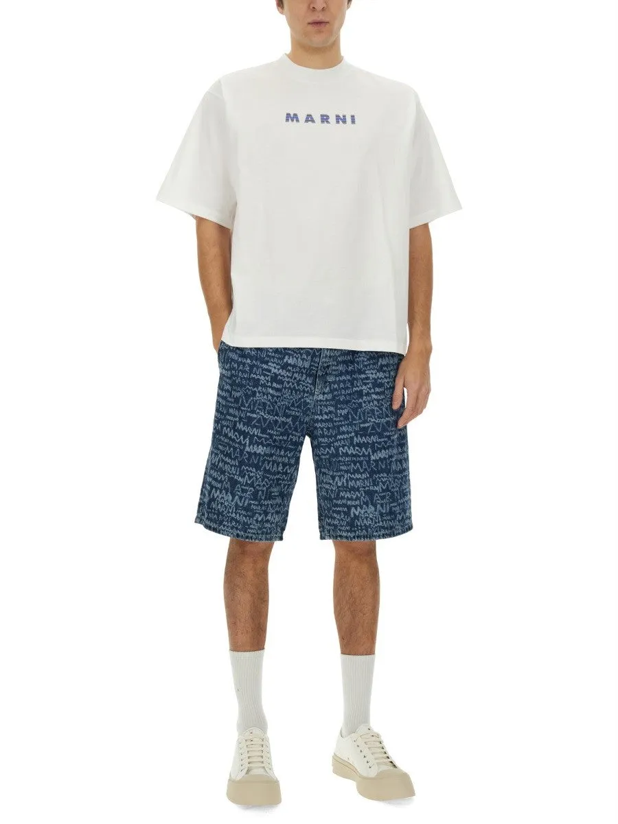 Marni T-SHIRT WITH LOGO sold by Siebentaschen product image thumbnail 2