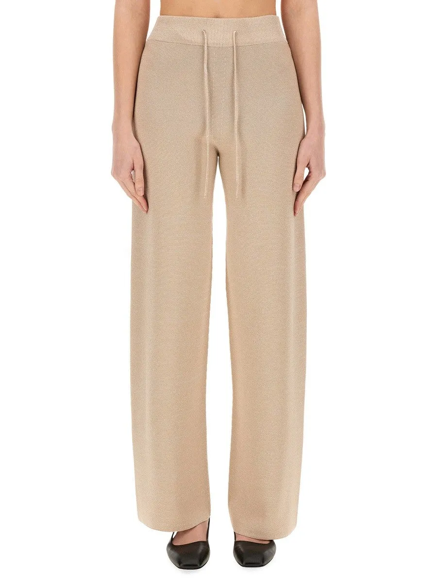 Fabiana Filippi ORGANIC COTTON AND LUREX PANTS sold by Siebentaschen