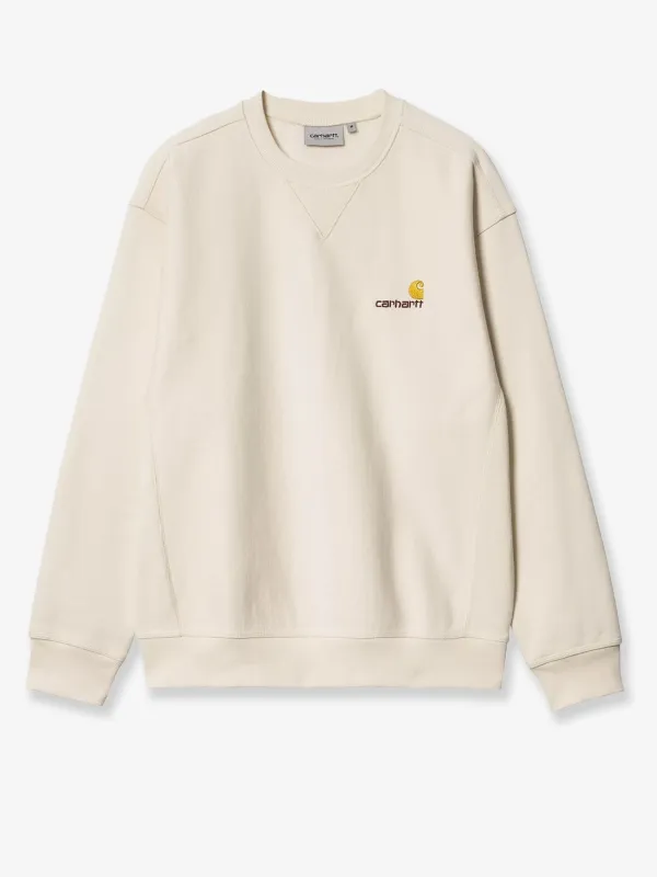 Carhartt Wip American Script cotton sweatshirt sold by Siebentaschen