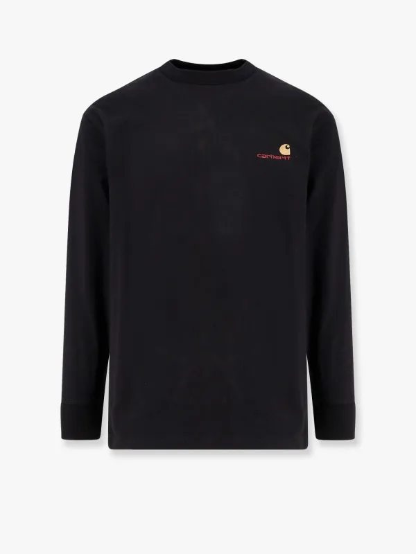 Carhartt Wip L/S American Script organic cotton T-shirt sold by Siebentaschen