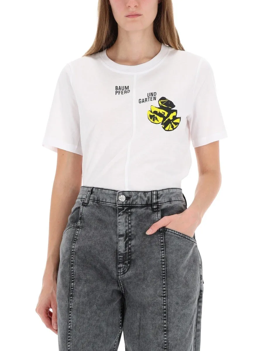BAUM UND PFERDGARTEN ASYMMETRICAL "JAWOS" T-SHIRT sold by Siebentaschen product image thumbnail 4