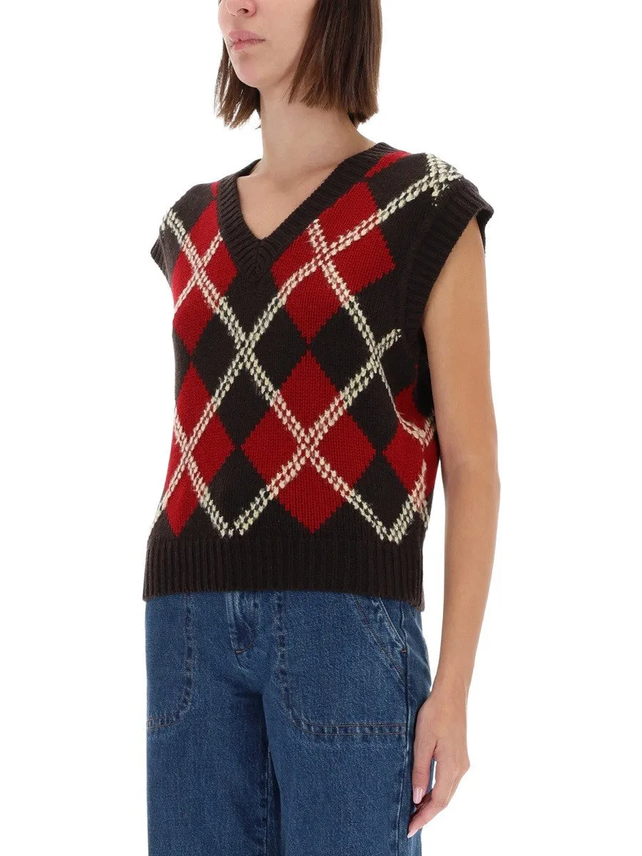 GUEST IN RESIDENCE "ARGYLE" VEST sold by Siebentaschen product image thumbnail 4