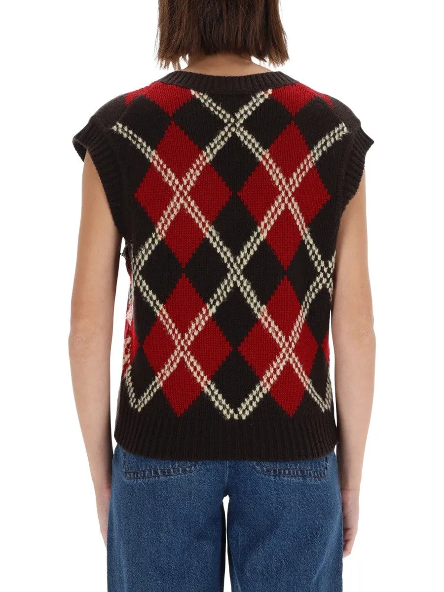 GUEST IN RESIDENCE "ARGYLE" VEST sold by Siebentaschen product image thumbnail 3