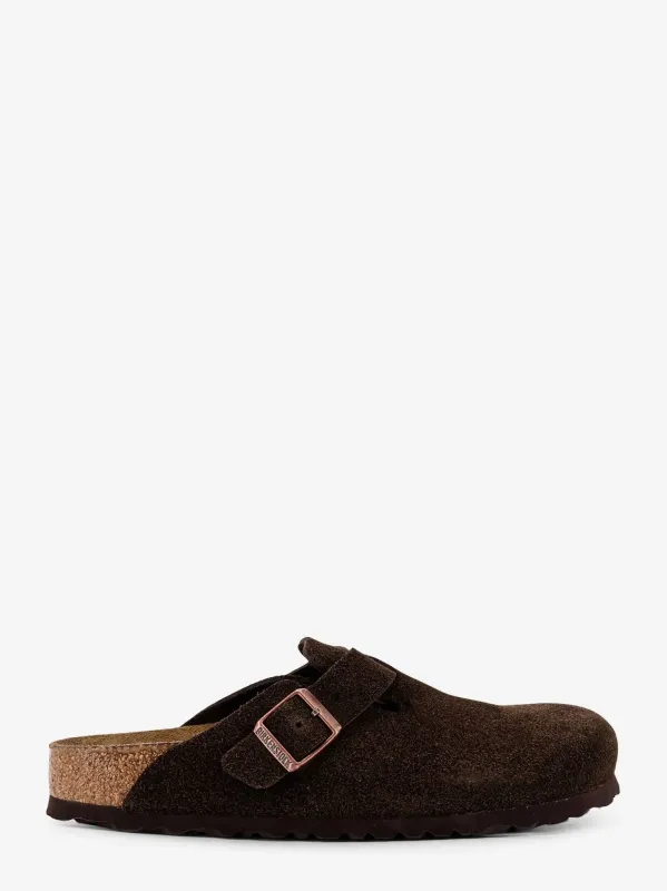 Birkenstock Boston BS suede mule sold by Siebentaschen