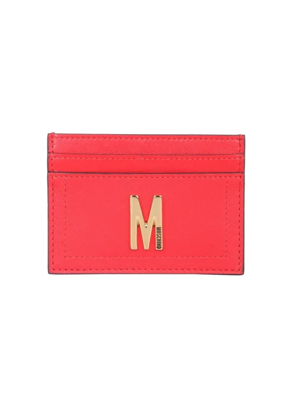 Moschino LEATHER CARD HOLDER sold by Siebentaschen