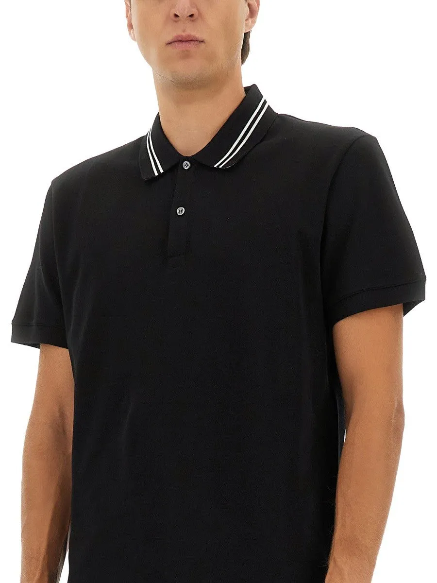 Alexander Mcqueen POLO SHIRT WITH LOGO ON THE COLLAR sold by Siebentaschen product image thumbnail 3