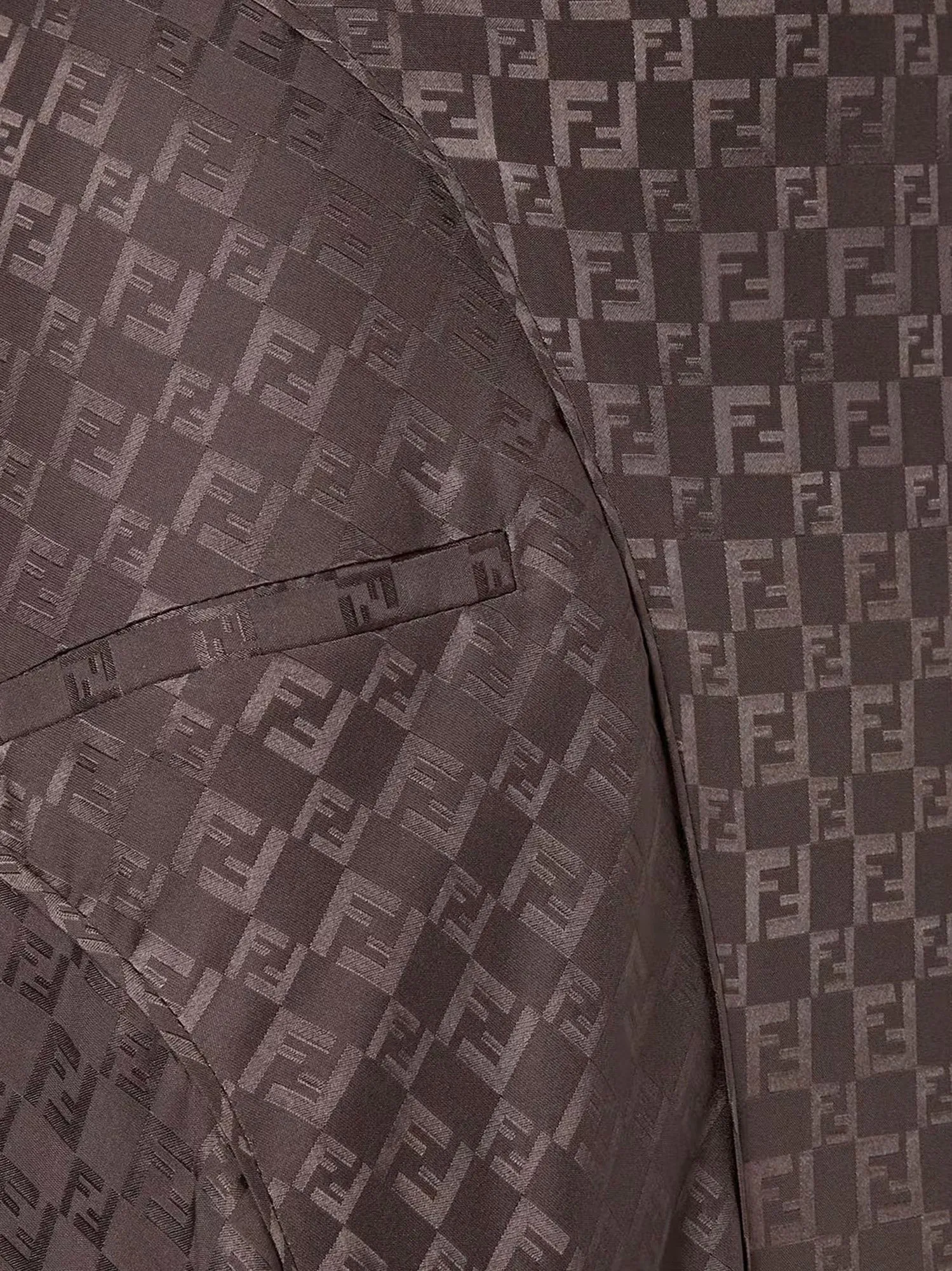 Fendi Midi FF jacquard silk skirt sold by Siebentaschen product image thumbnail 3