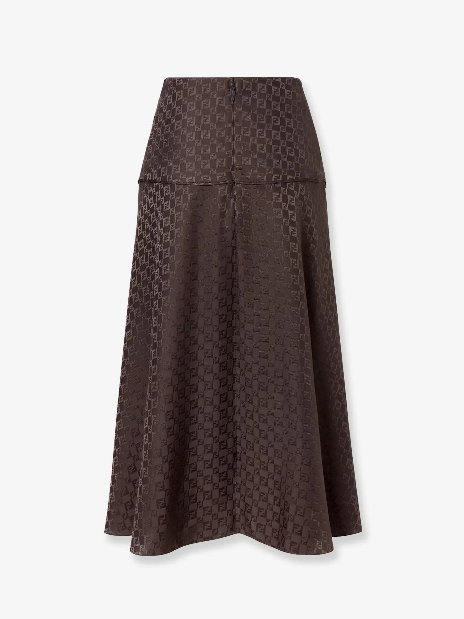 Fendi Midi FF jacquard silk skirt sold by Siebentaschen product image thumbnail 2