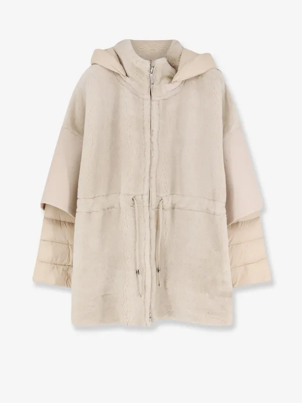Moorer Raja shearling coat sold by Siebentaschen