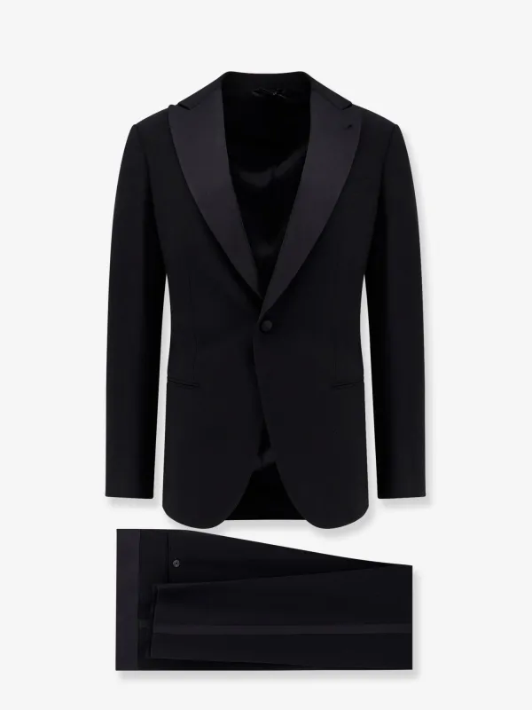 Giorgio Armani Soho virgin wool tuxedo sold by Siebentaschen