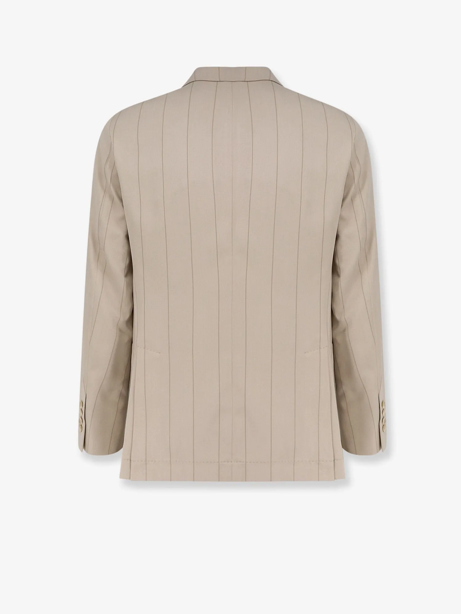 Brunello Cucinelli Silk suit with pinstripe motif sold by Siebentaschen product image thumbnail 2
