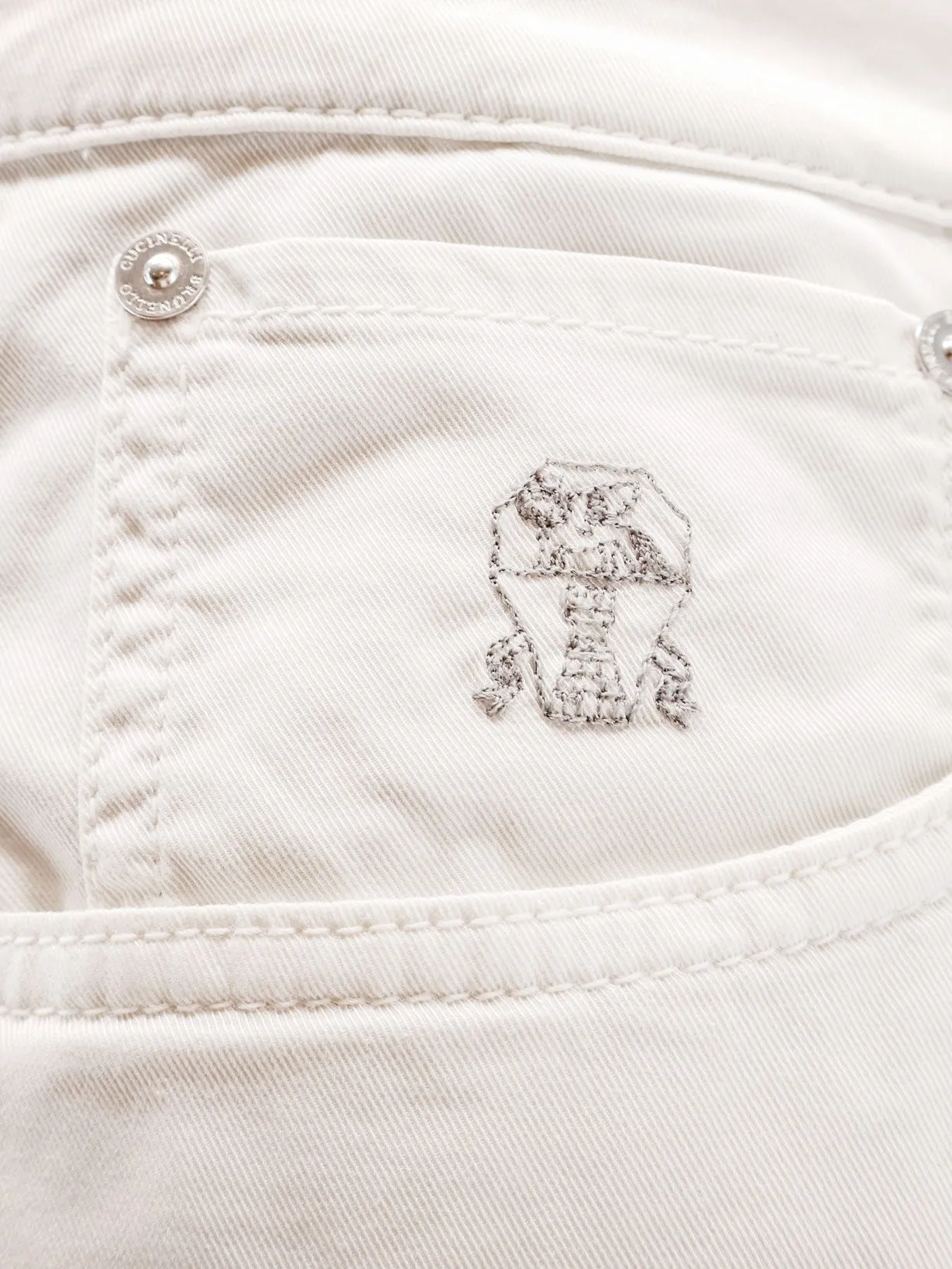 Brunello Cucinelli Stretch cotton trousers sold by Siebentaschen product image thumbnail 3