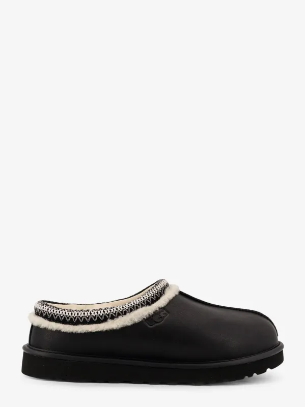 Ugg M Tasman Noir leather slip on sold by Siebentaschen