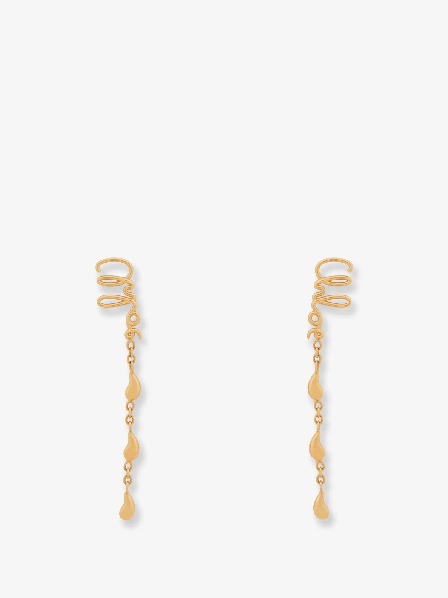 CHLOE' Chloé Iconic metal earrings sold by Siebentaschen