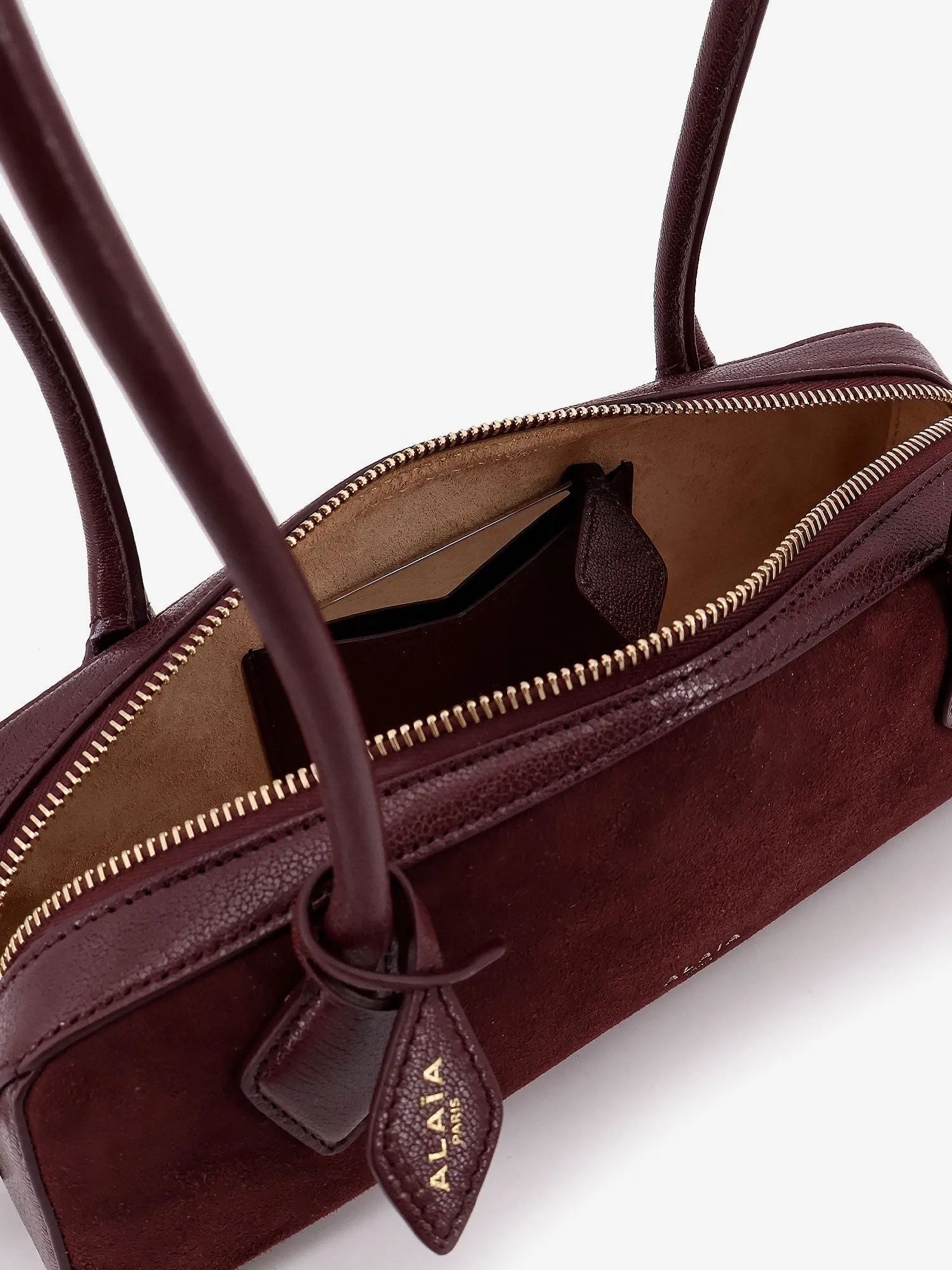 ALAIA Teckel Small suede shoulder bag sold by Siebentaschen product image thumbnail 5