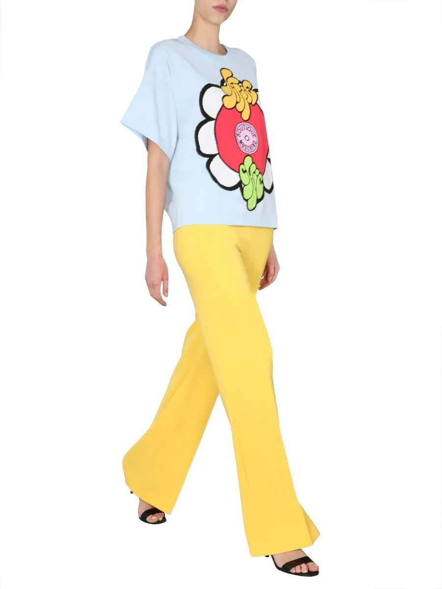 Boutique Moschino ROUND NECK T-SHIRT sold by Siebentaschen product image thumbnail 2