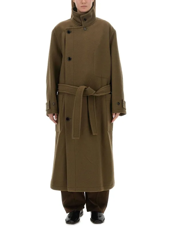 LEMAIRE BELTED COAT sold by Siebentaschen