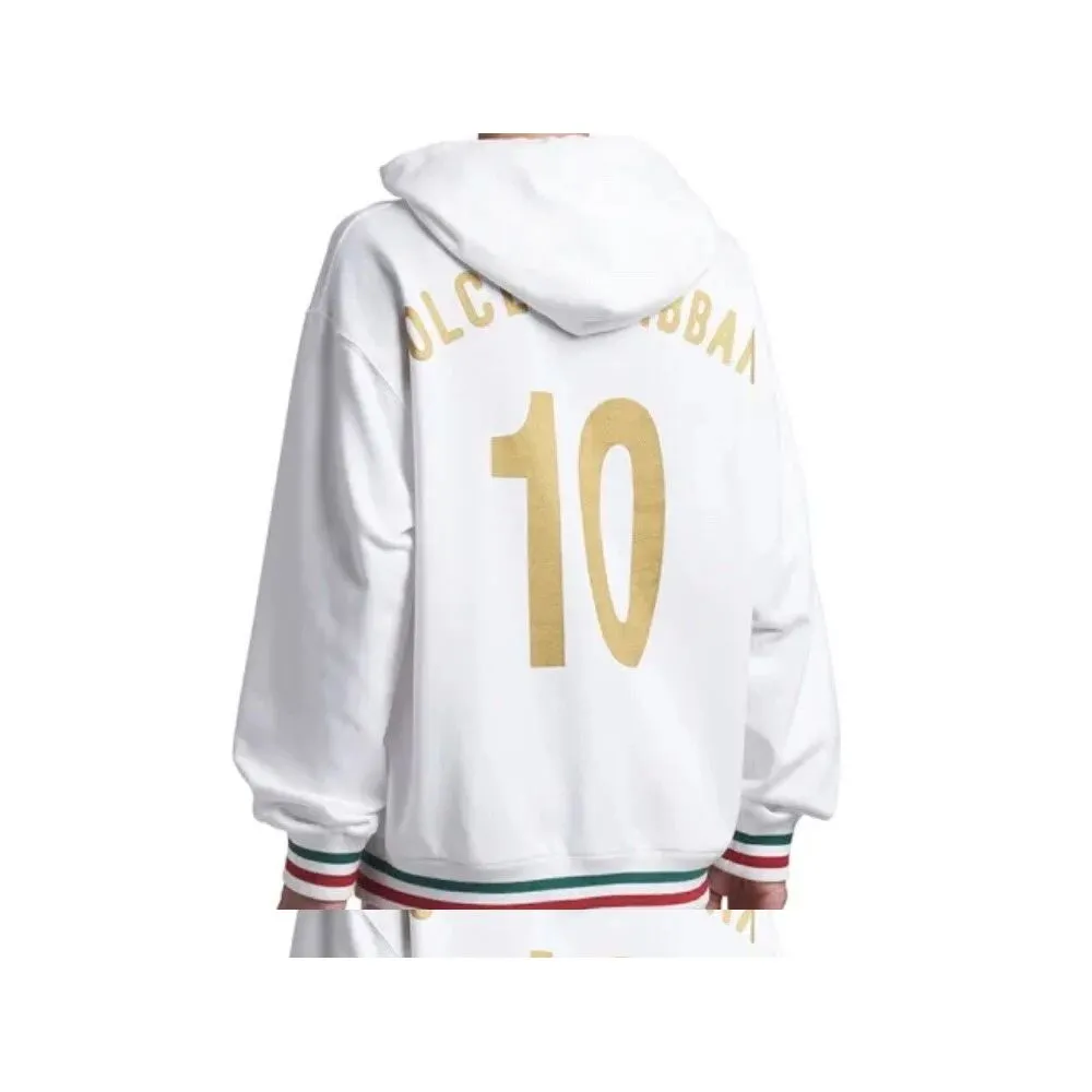 Dolce & Gabbana White Cotton Sweatshirt sold by Siebentaschen product image thumbnail 3