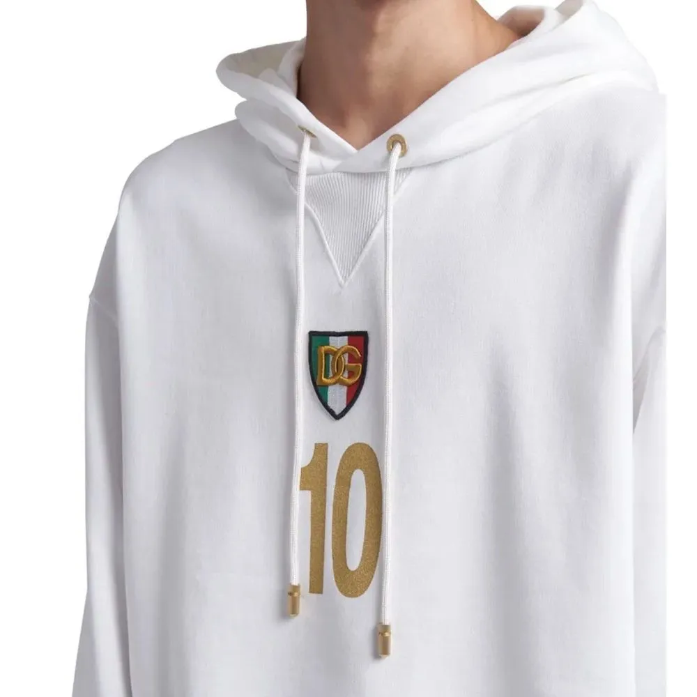 Dolce & Gabbana White Cotton Sweatshirt sold by Siebentaschen product image thumbnail 2