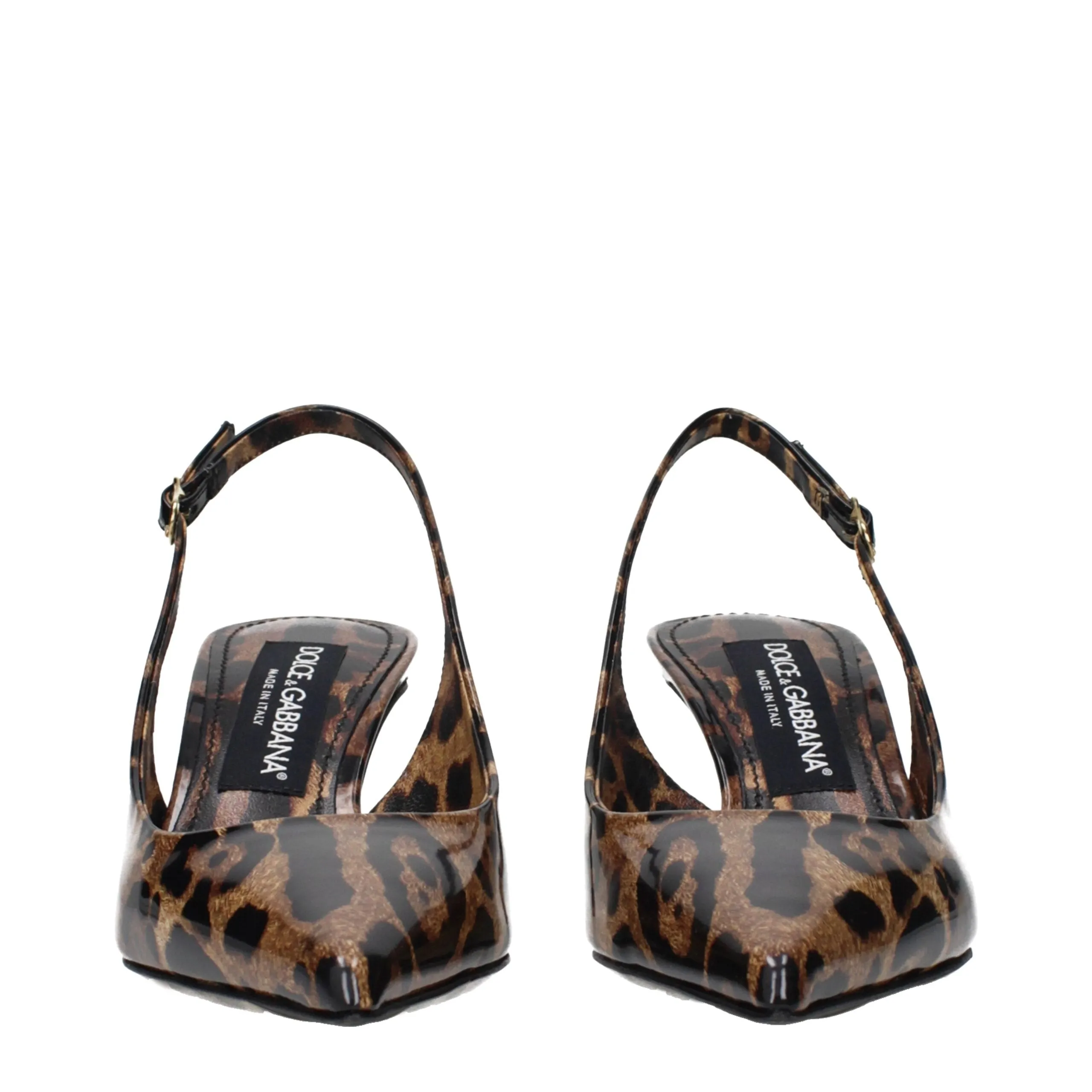 Dolce & Gabbana Brown Leather Stiletto Heel Sandals sold by Siebentaschen product image thumbnail 3